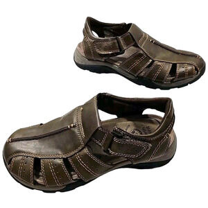 Earth Spirit Men's Sandals Jacob 2 Brown Arch Support Size 8.